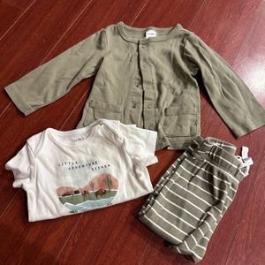 Carters 3 piece cardigan set